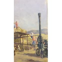 Ванециан А.В. Получение зерна, иллюстрация к роману С.П. Бабаевского Кавалер Золотой Звезды