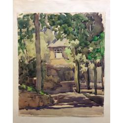 Пискарева А.Н. Около дома. Крым
