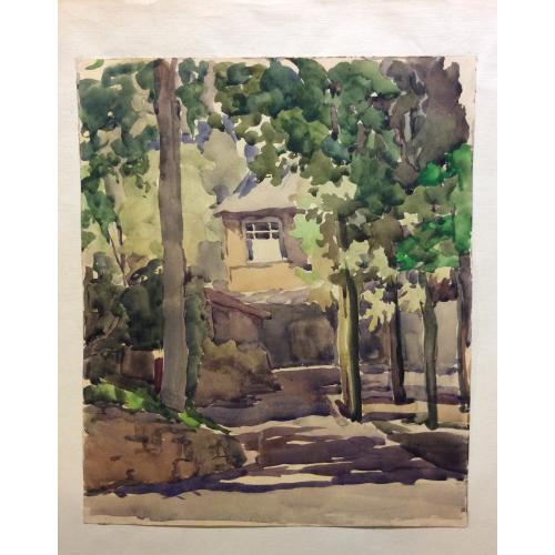 Пискарева А.Н. Около дома. Крым