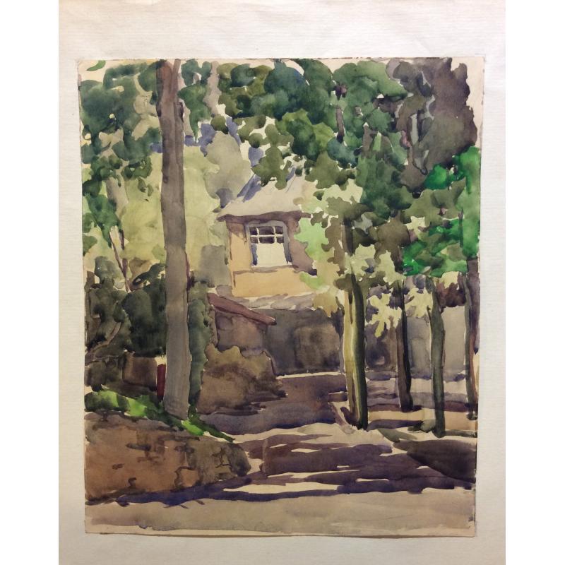 Пискарева А.Н. Около дома. Крым