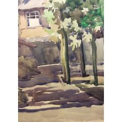 Пискарева А.Н. Около дома. Крым