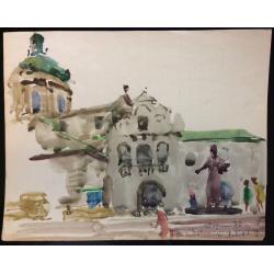 Васин В.А. Памятник первопечатнику Федорову. Г. Львов