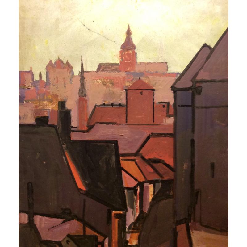 Бурмистров Б. А. Город. Крыши