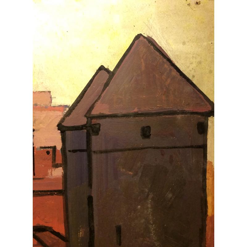 Бурмистров Б. А. Город. Крыши