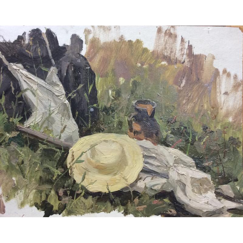 Саханов А.И. Натюрморт.Этюд к картине