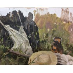 Саханов А.И. Натюрморт.Этюд к картине