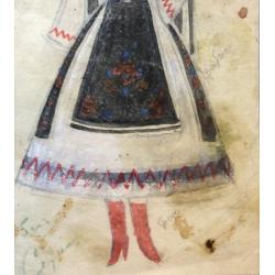 Мазанов А. М. Эскиз костюма к спектаклю