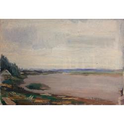 Кибардин Г. В. Домик на берегу озера