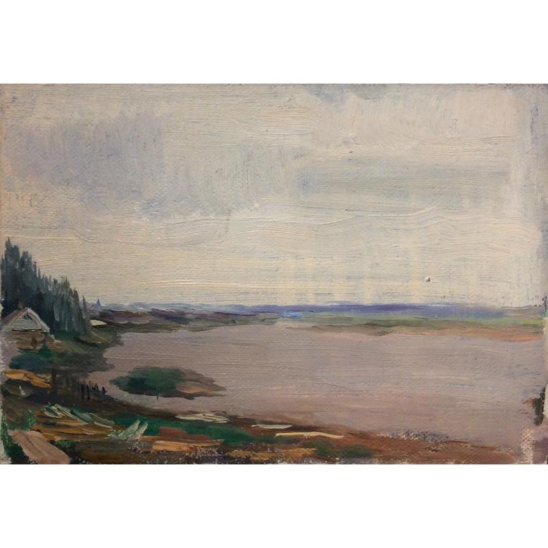 Кибардин Г. В. Домик на берегу озера