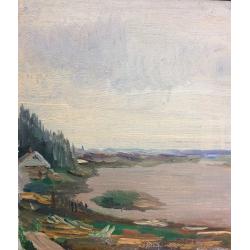 Кибардин Г. В. Домик на берегу озера