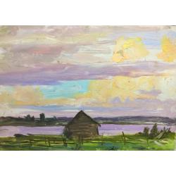 Кибардин Г. В. Закат над рекой