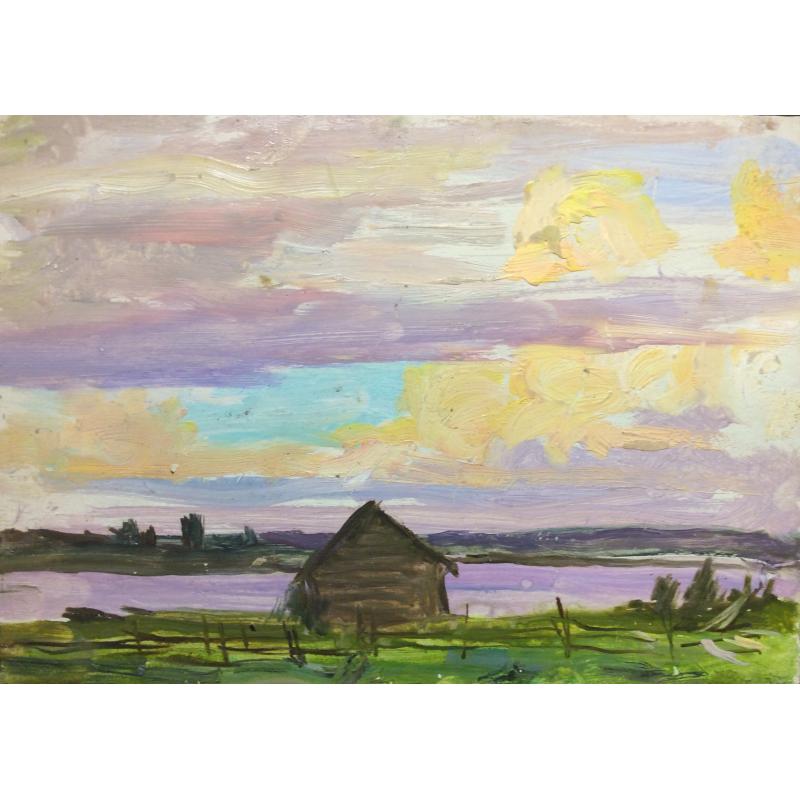 Кибардин Г. В. Закат над рекой