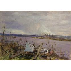 Кибардин Г. В. На берегу реки