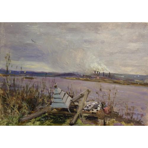 Кибардин Г. В. На берегу реки