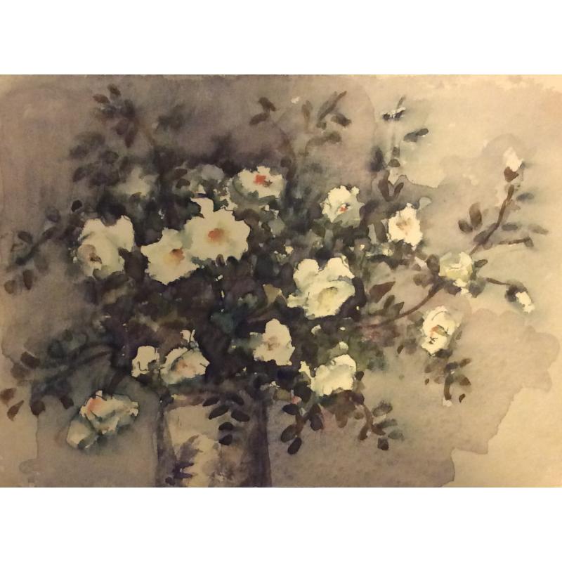 Крылов П.Н. Букет шиповника открытка