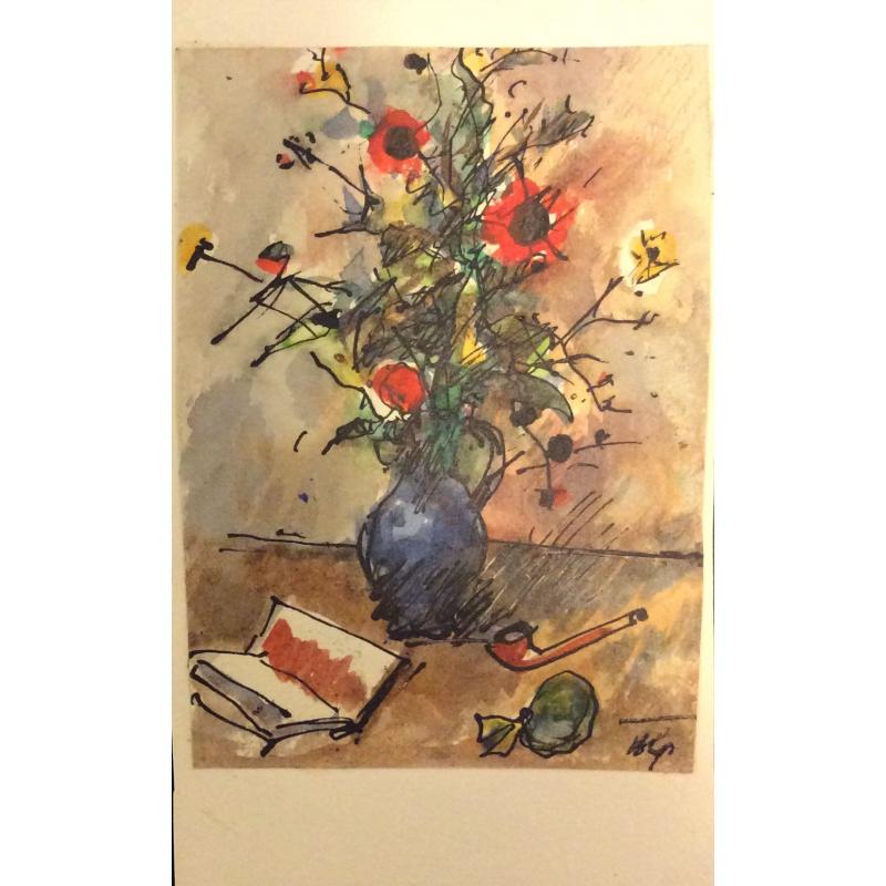 Крылов П.Н. Натюрморт с трубкой открытка