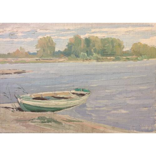 Маторин М. В. Лодка у берега