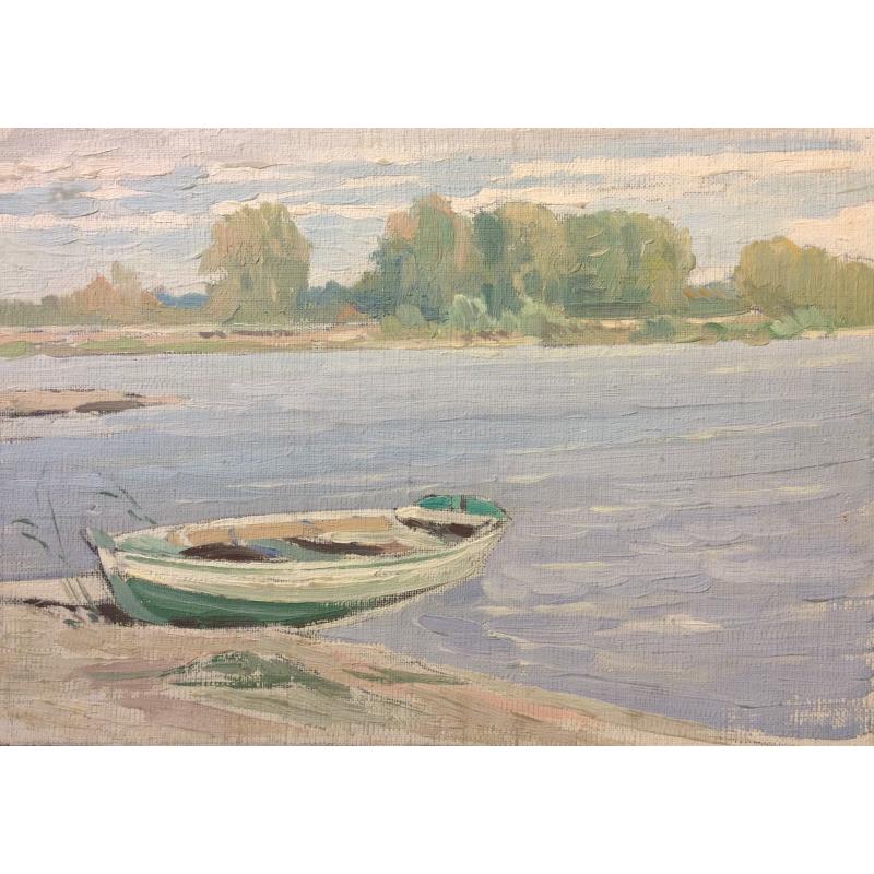 Маторин М. В. Лодка у берега