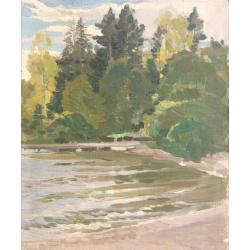 Маторин М. В. Лес около озера