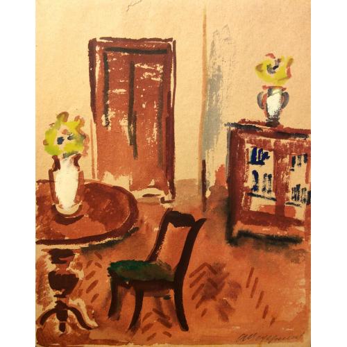 Ведерников А. С. Интерьер с мебелью в стиле