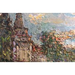 Безикович Б. Н. Пейзаж с собором