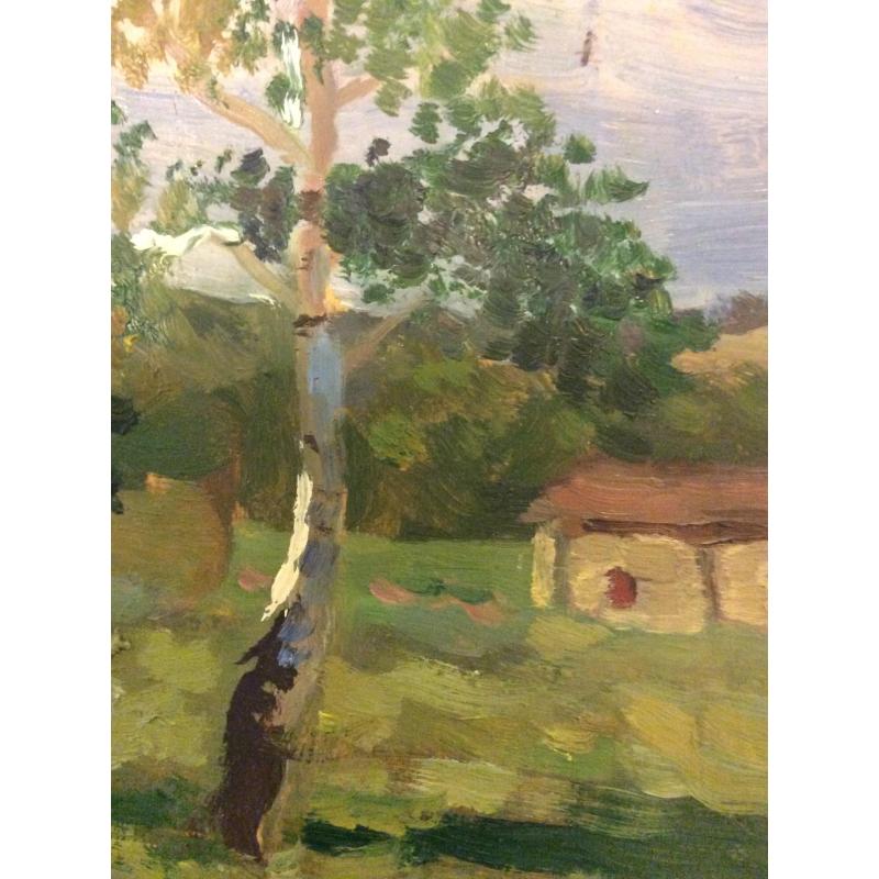 Зернова Е. С. Береза и домик. Боровое