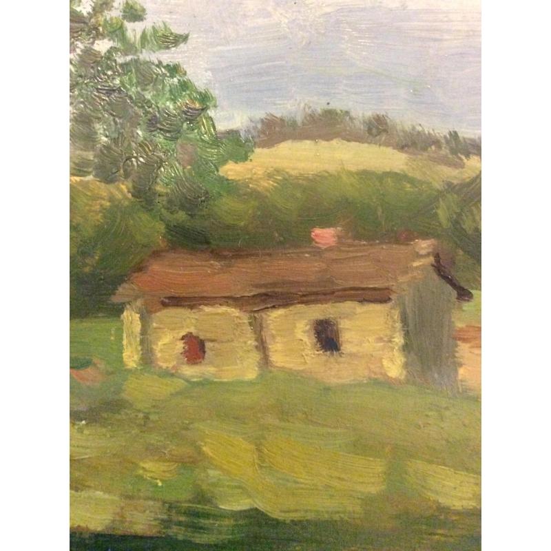 Зернова Е. С. Береза и домик. Боровое