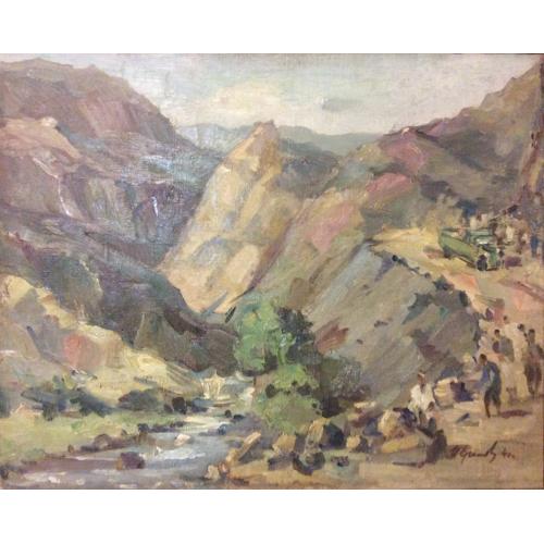 Ершов И.А. У горного потока