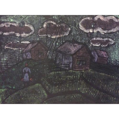 Гусева Т. П. Деревенский пейзаж