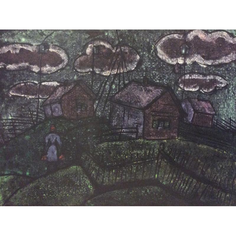 Гусева Т. П. Деревенский пейзаж