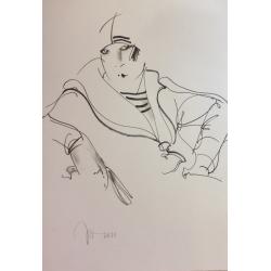 Хамдамов Р.У. Портрет дамы