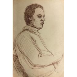 Гиппиус Н. А. Мужской портрет в профиль