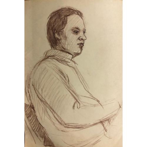 Гиппиус Н. А. Мужской портрет в профиль