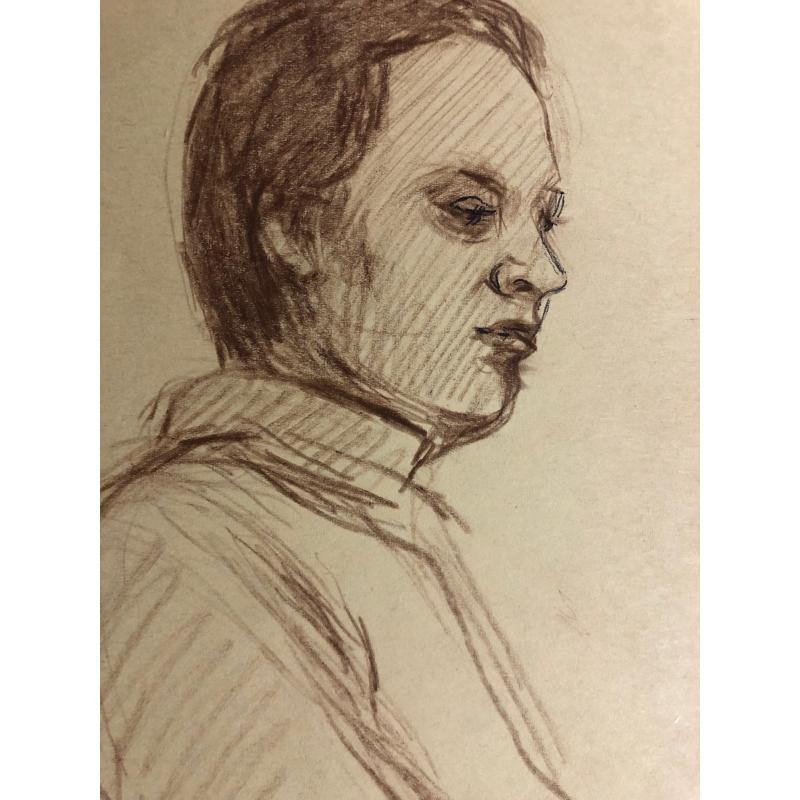 Гиппиус Н. А. Мужской портрет в профиль