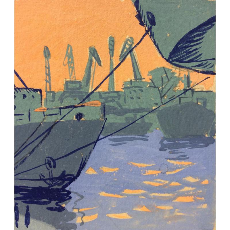 Афанасьева Е. А. Корабли в порту