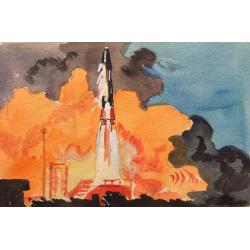 Афанасьева Е. А. Запуск ракеты