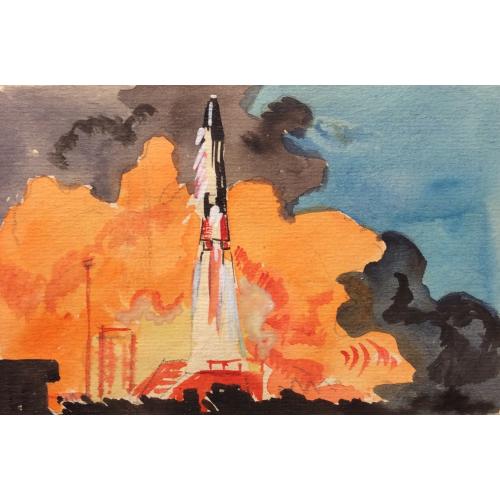 Афанасьева Е. А. Запуск ракеты