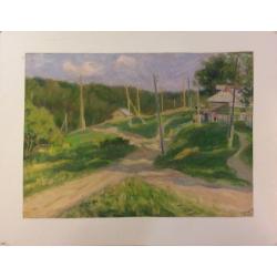 Дехтерева Т.А. Деревенский пейзаж