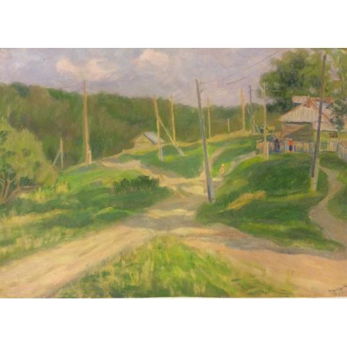 Дехтерева Т.А. Деревенский пейзаж