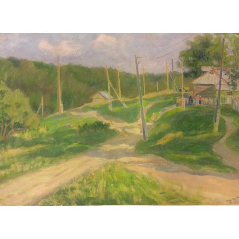 Дехтерева Т.А. Деревенский пейзаж