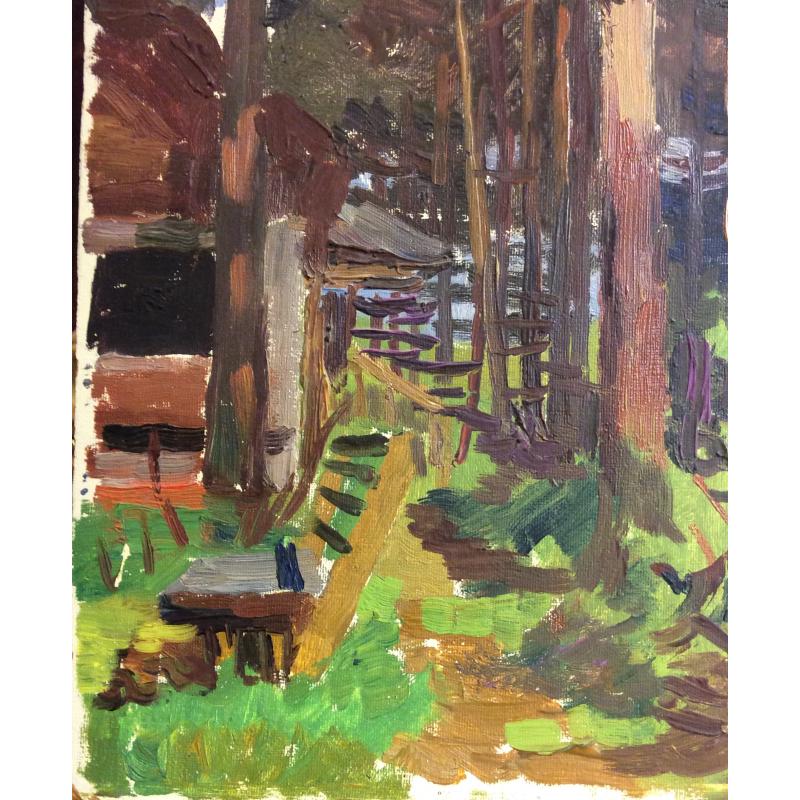 Зернова Е. С. Дача в лесу