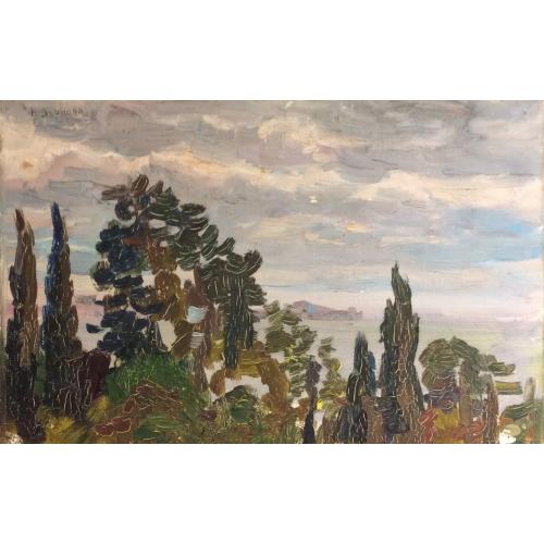 Зернова Е. С. Верхушки деревьев