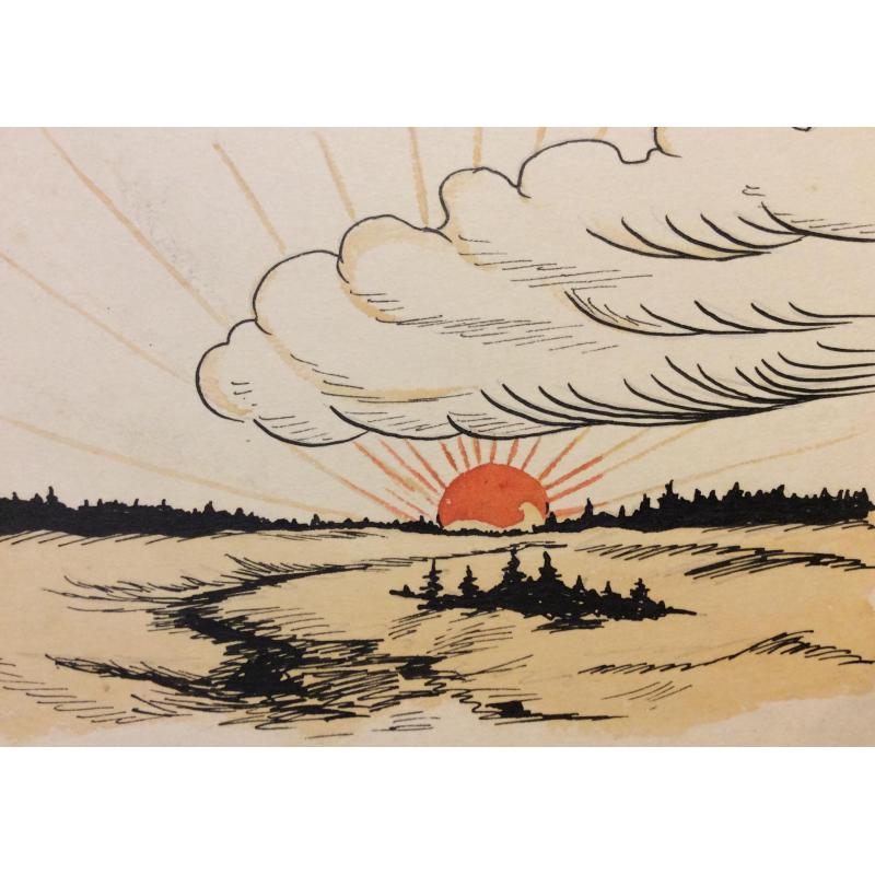 Яковлева Ю. Иллюстрация к одной из сказок про Ивана-царевича