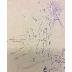 Барвенко В.П. Вечерний вид с террасы