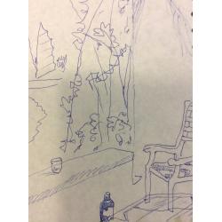 Барвенко В.П. Вечерний вид с террасы