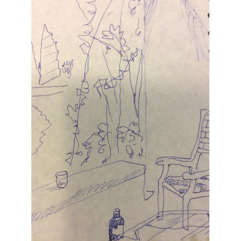 Барвенко В.П. Вечерний вид с террасы