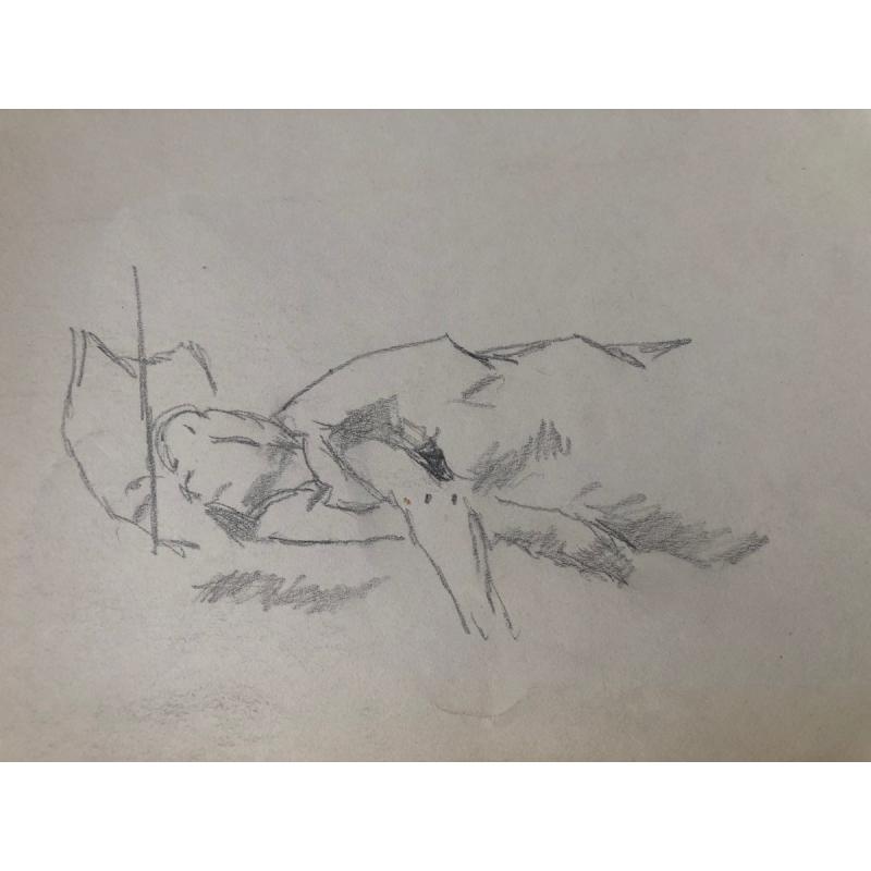 Гончаров А.Д. Спящая 1940-е гг.