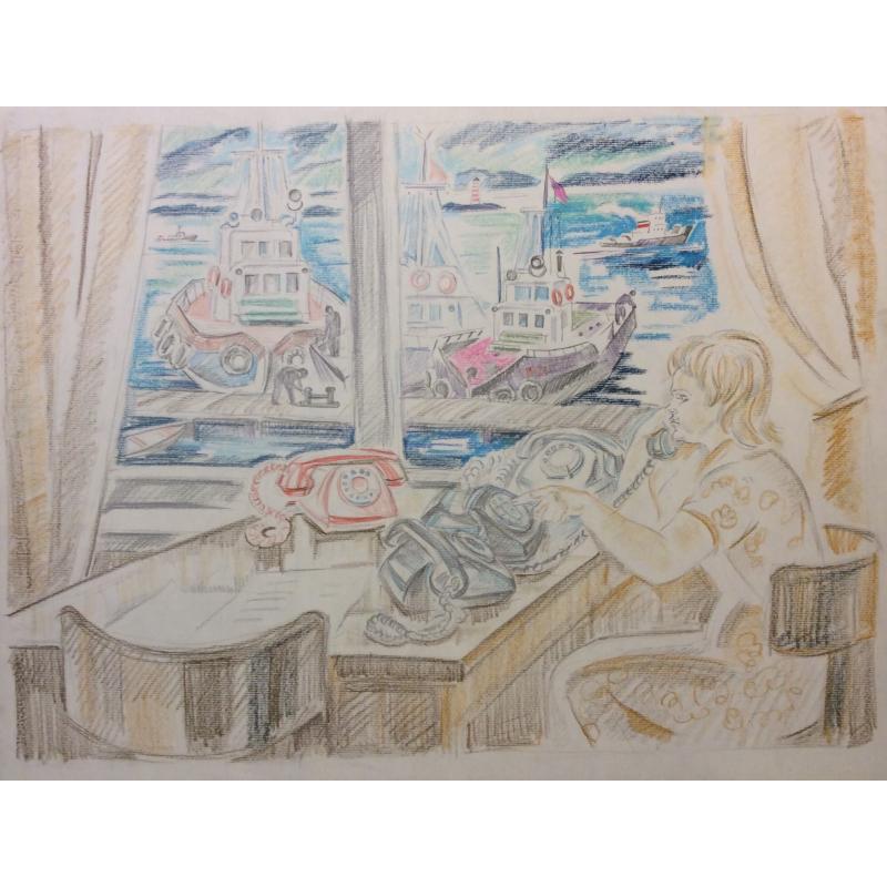 Пискарева А. Н. Диспетчерская в порту