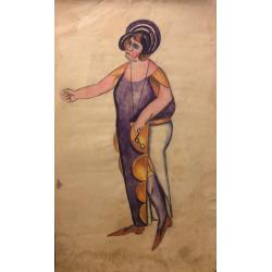 Обручева Н. Н. Женщина в космическом костюме