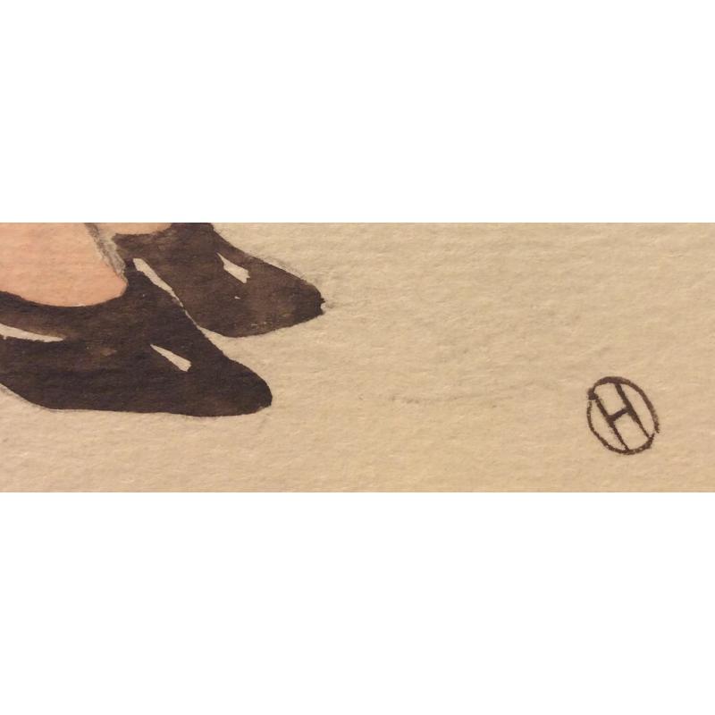 Обручева Н. Н. Эскиз костюма.К спектаклю Наследники Рабурдэна